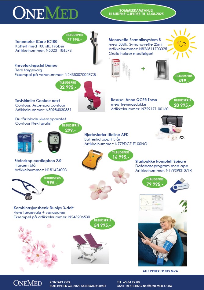 Sommerkampanje  OneMed